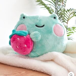 Shopzoki Ebbo Frog Strawberry Plush Toy